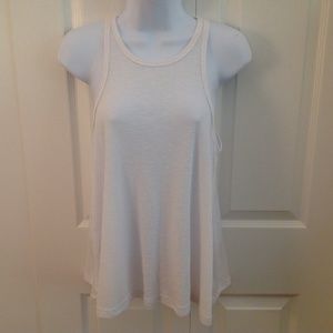 SOLD -Free People Racerback Ribbed Swing Tank Top Tee Sz S/P